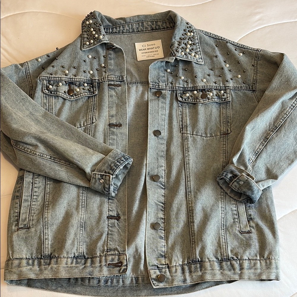 Studded Denim Jacket
